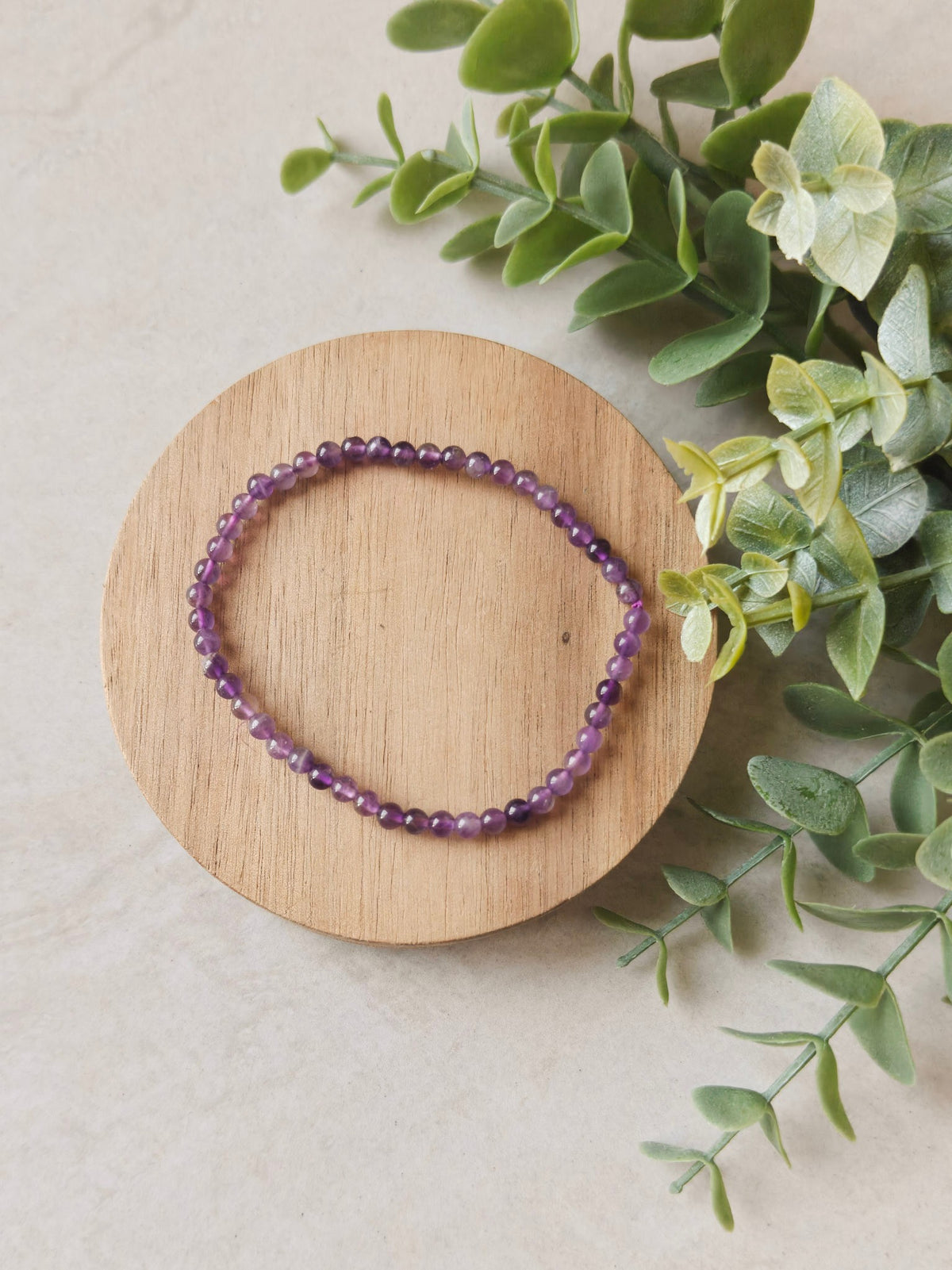 Amethyst 4mm Bracelet
