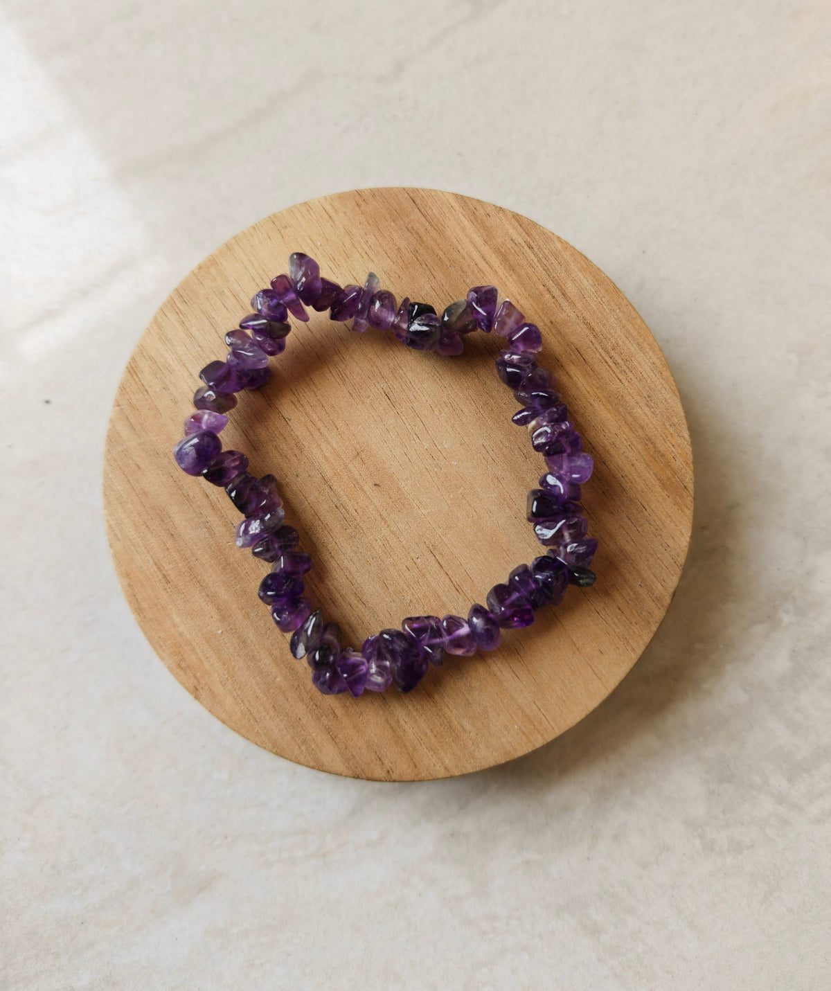 Amethyst Chips Bracelet