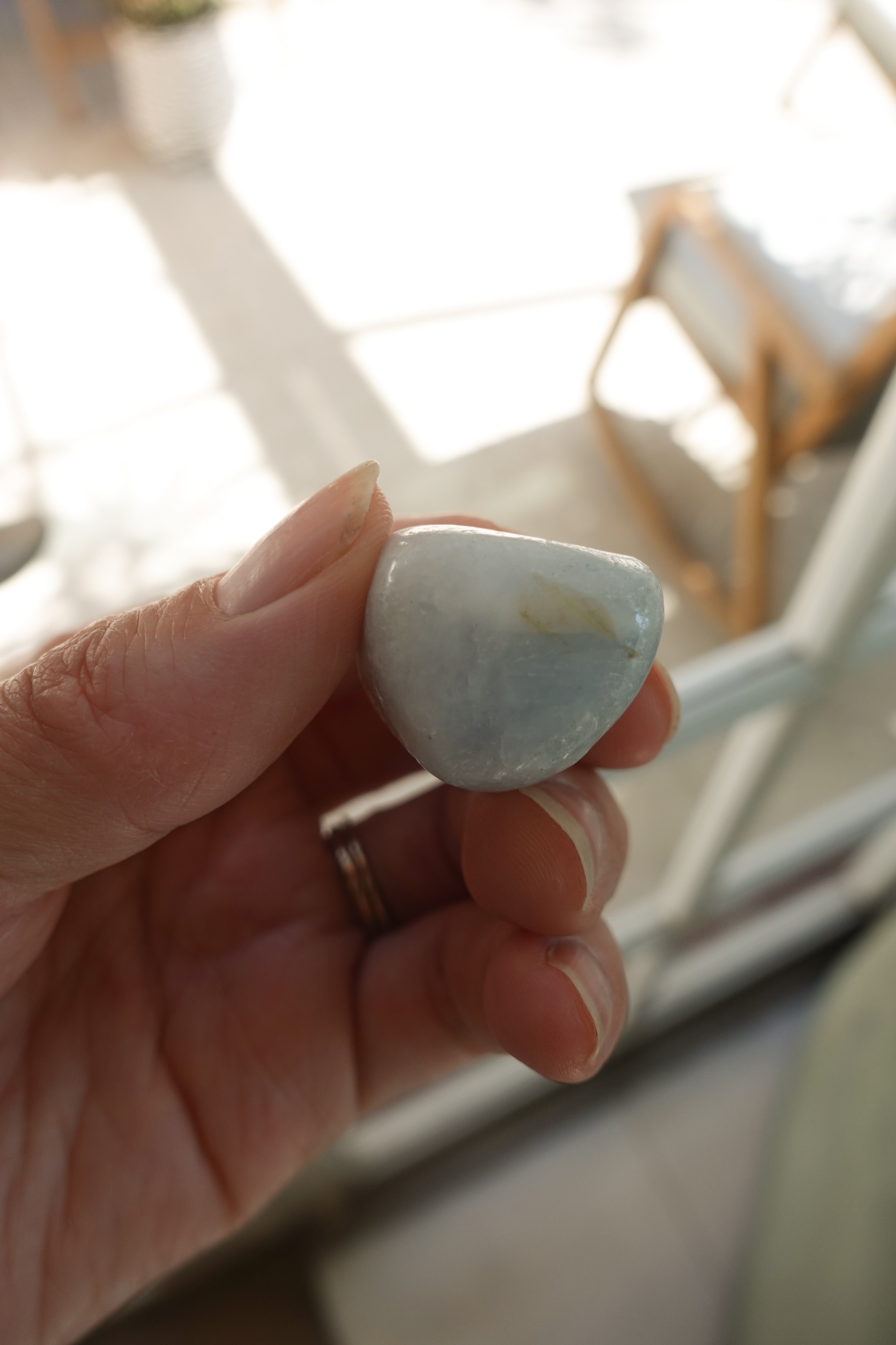 Blue Calcite Polished