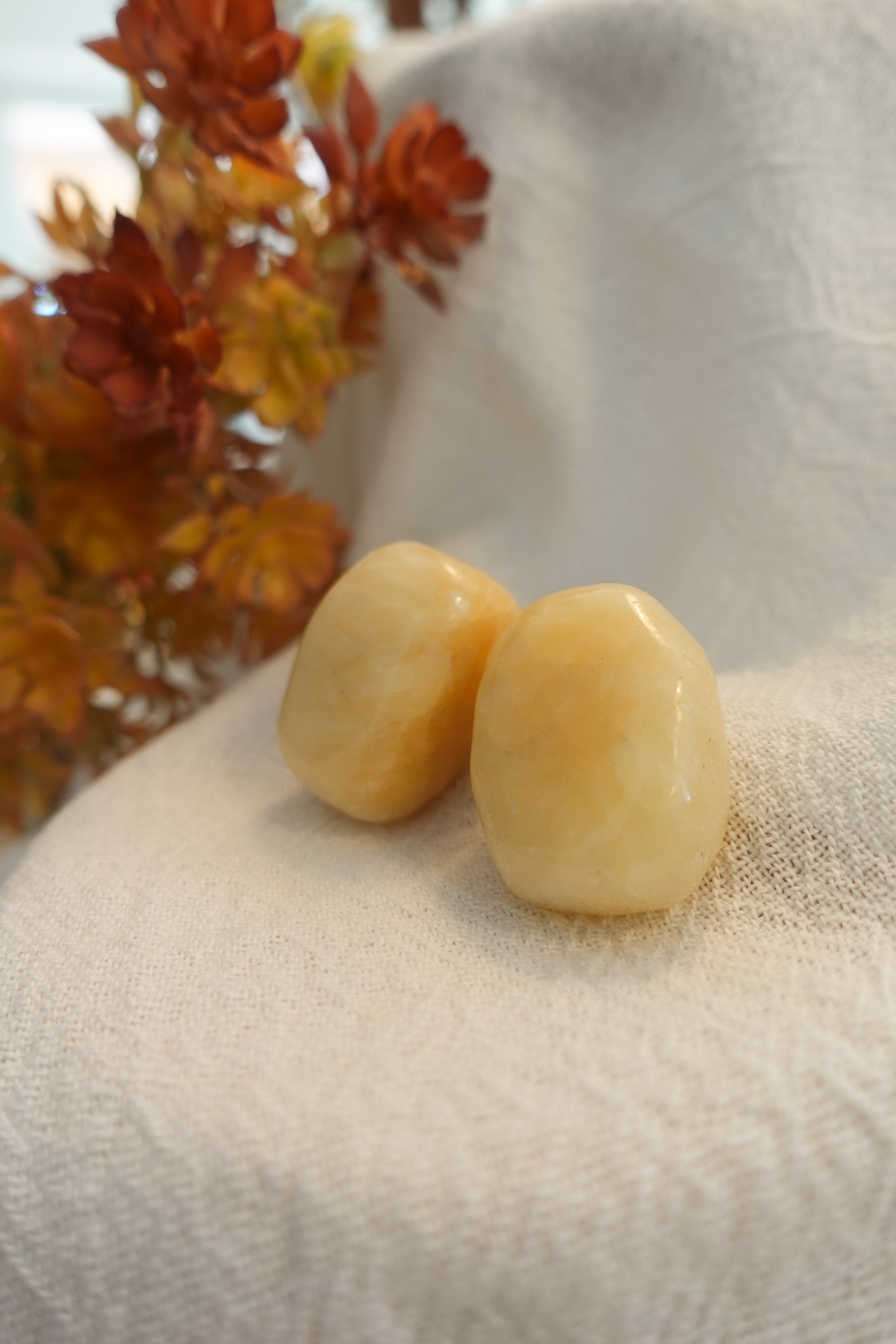 Yellow Calcite Polished