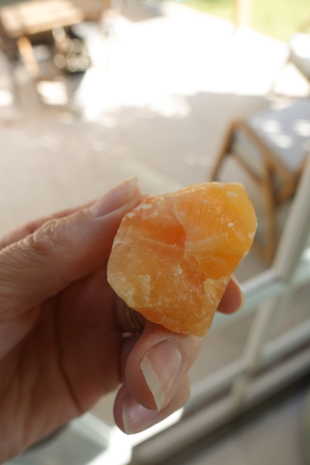 Orange Calcite Raw