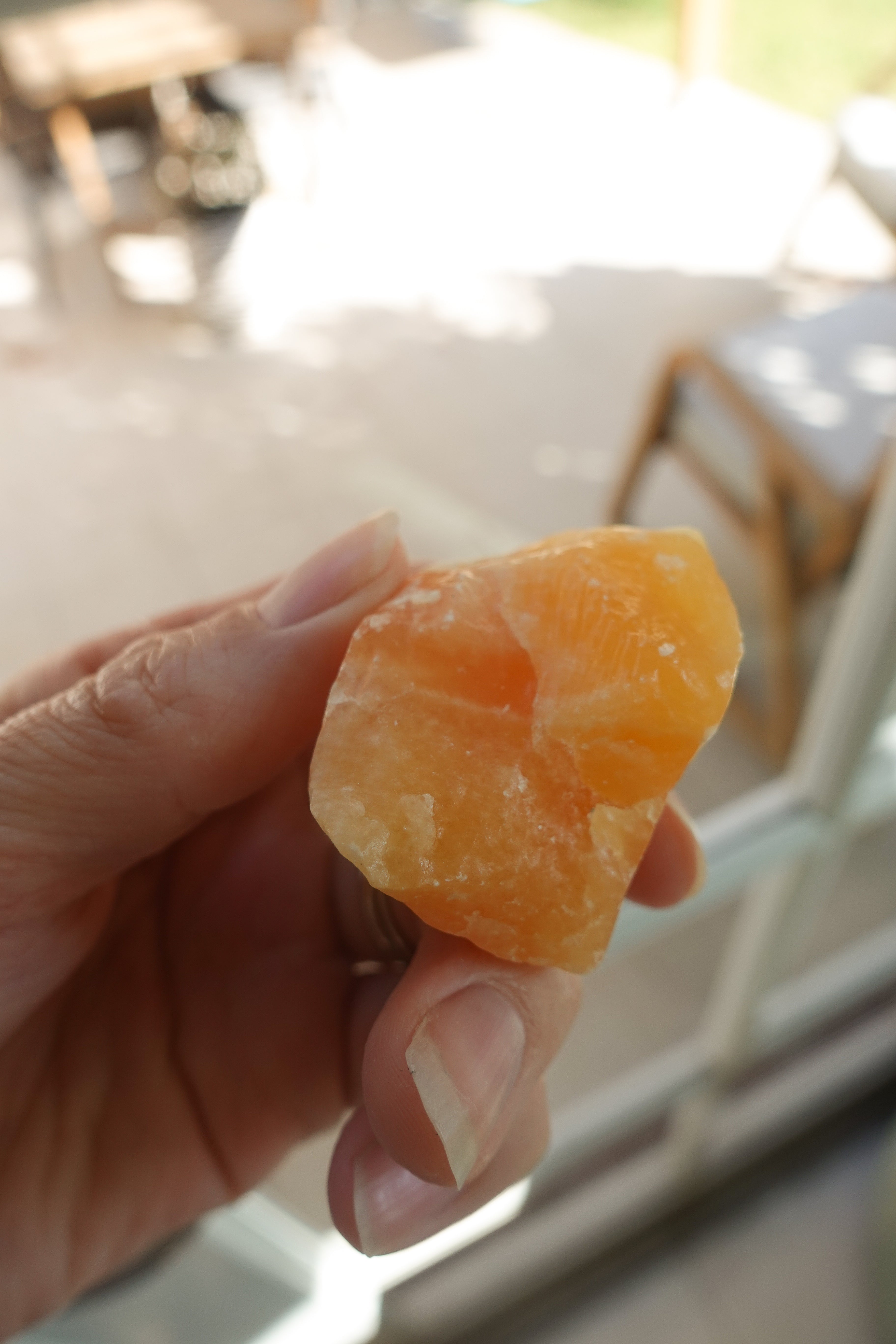 Orange Calcite Raw