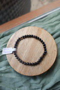 Black Tourmaline 4mm Bracelet