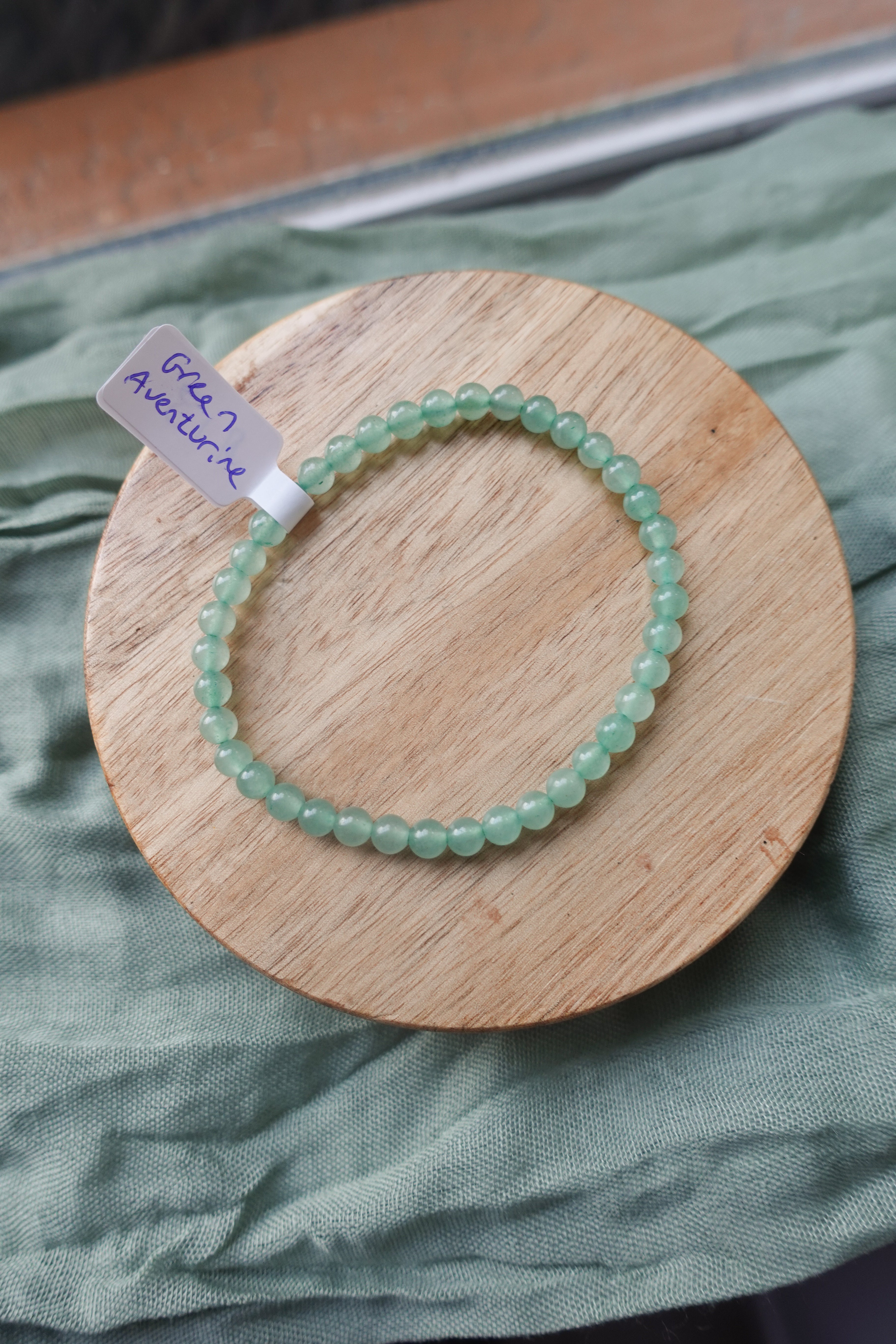 Green Aventurine 4mm Bracelet