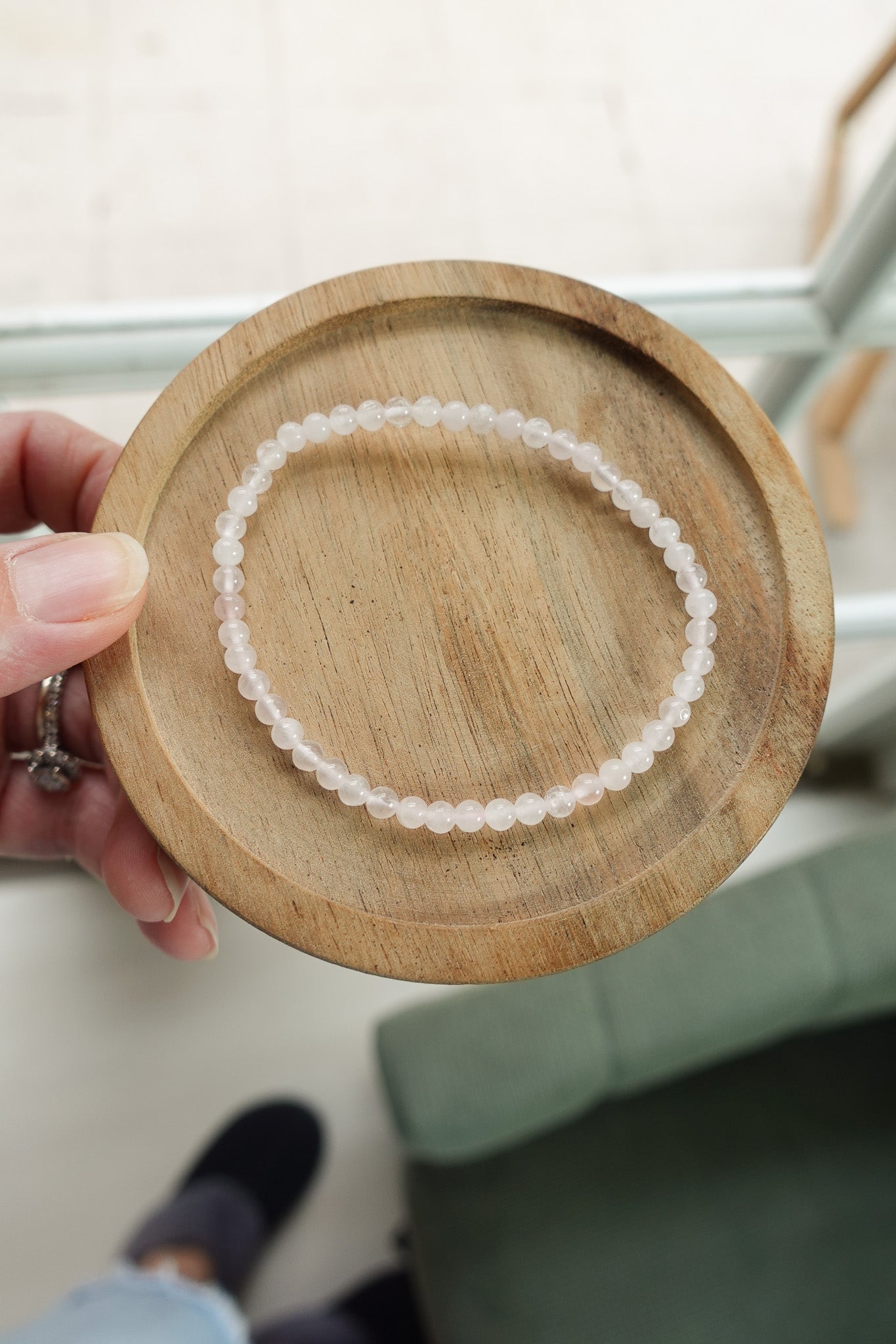 Rose Quartz 4mm Bracelet