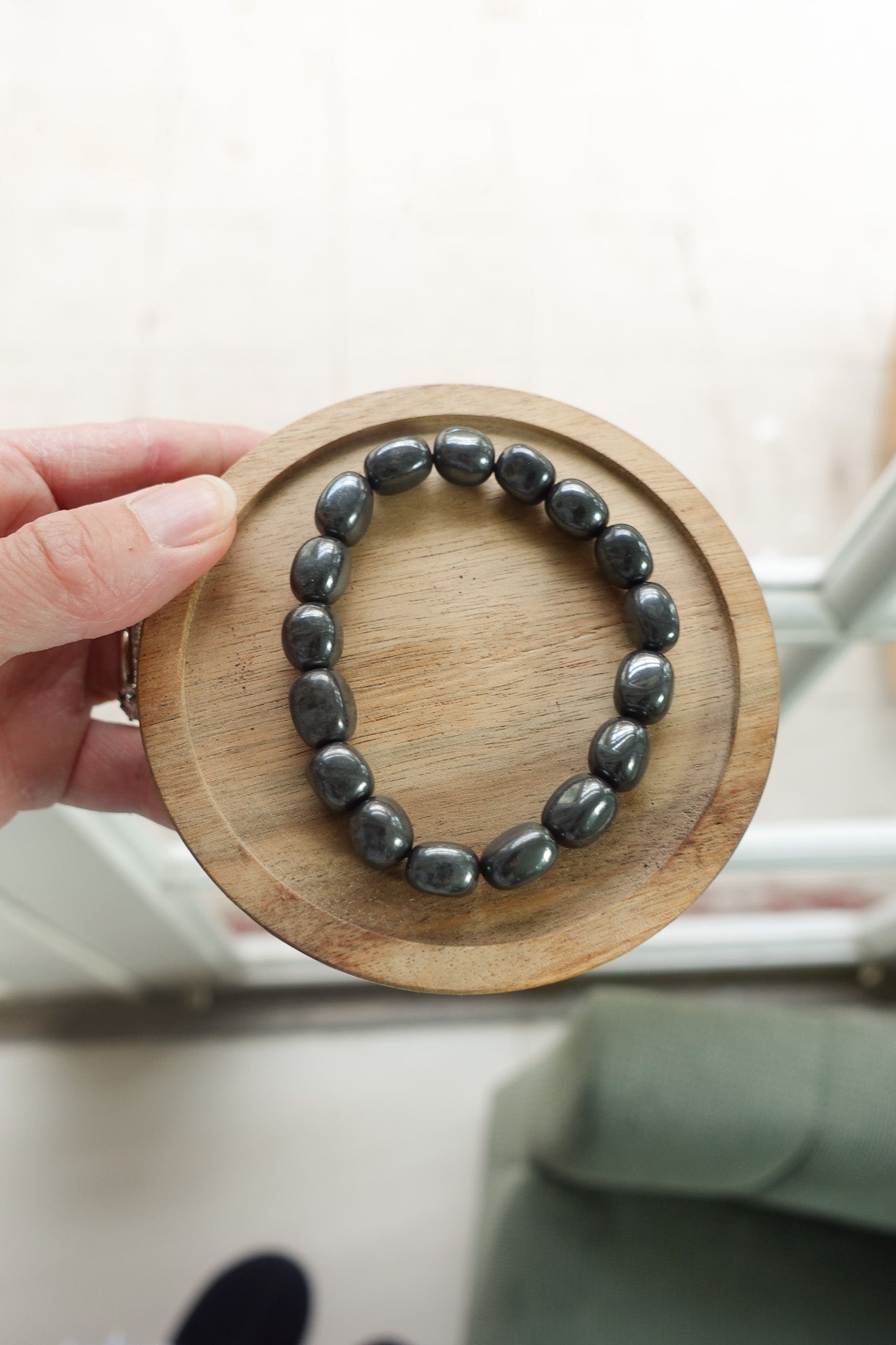 Hematite Bracelet 6mm Bracelet