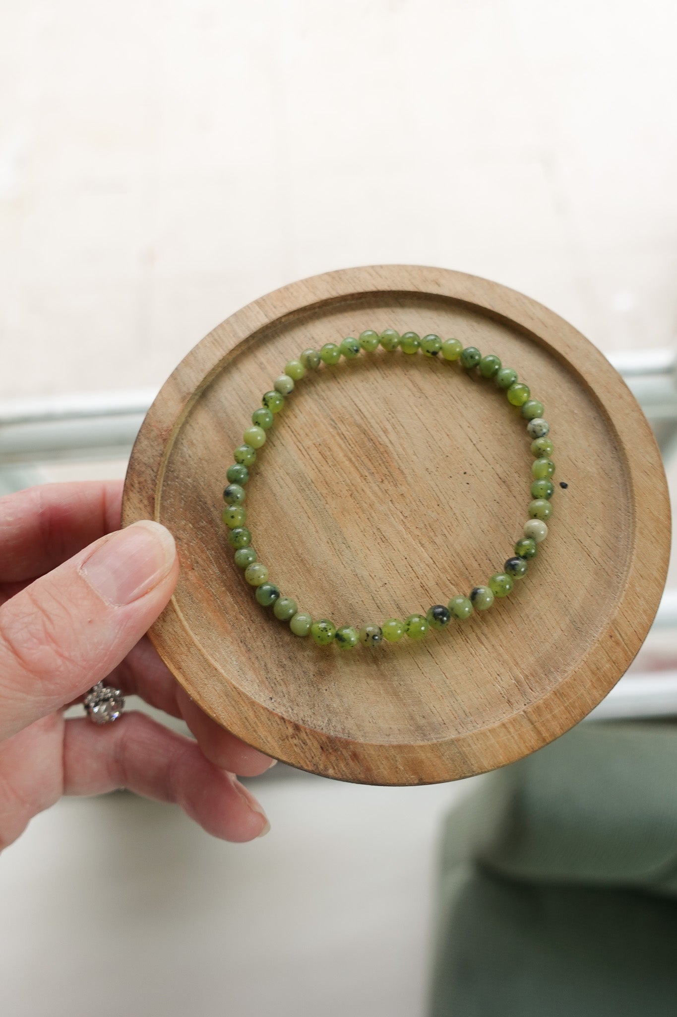Jade 4mm Bracelet