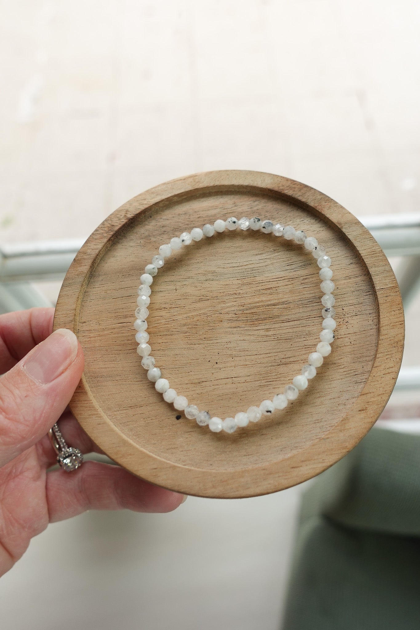 Moonstone 4mm Bracelet