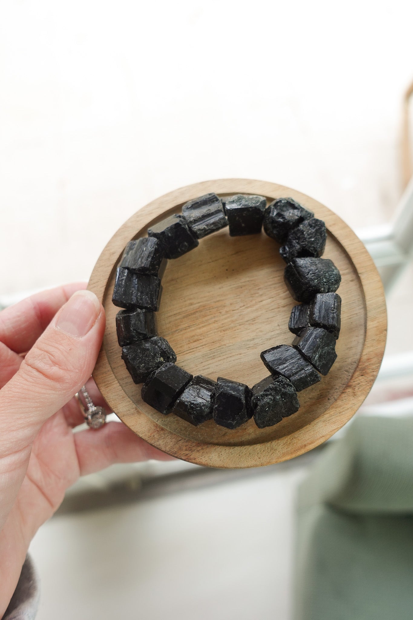 Black Tourmaline Rough Large