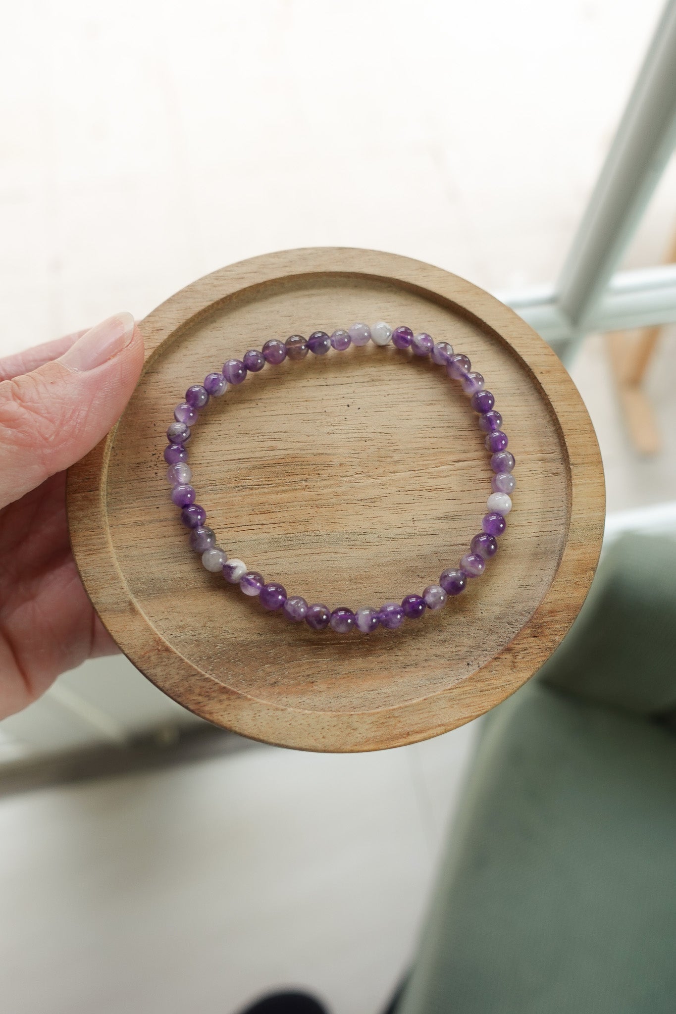 Amethyst 4mm Bracelet