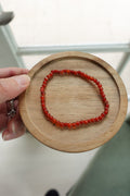 Fire Agate 4mm Bracelet