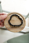 Black Tourmaline 6mm Bracelet Raw