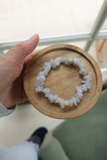 Blue Lace Agate Bracelet Raw