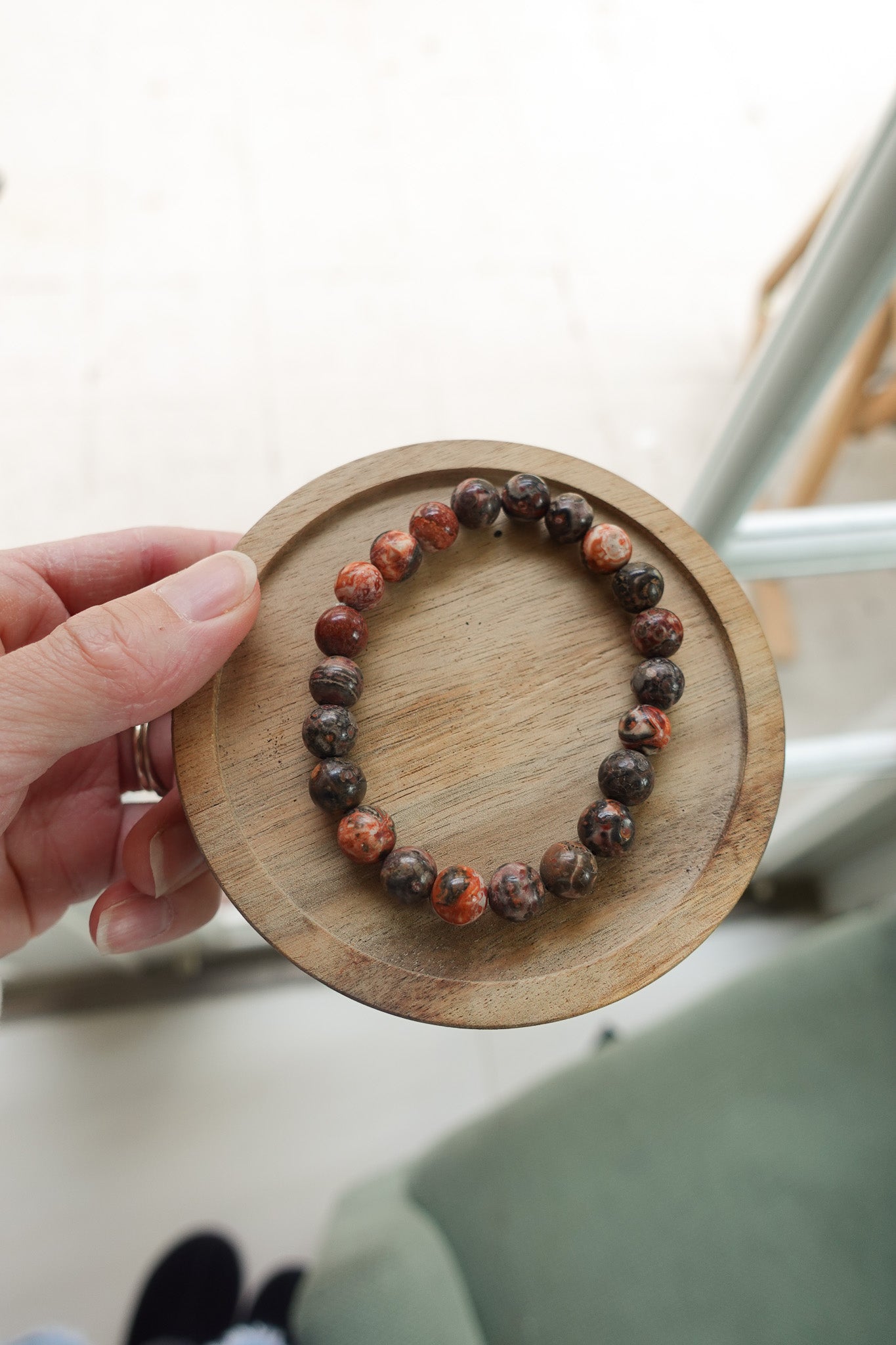 Leopard Skin Jasper Bracelet 6mm
