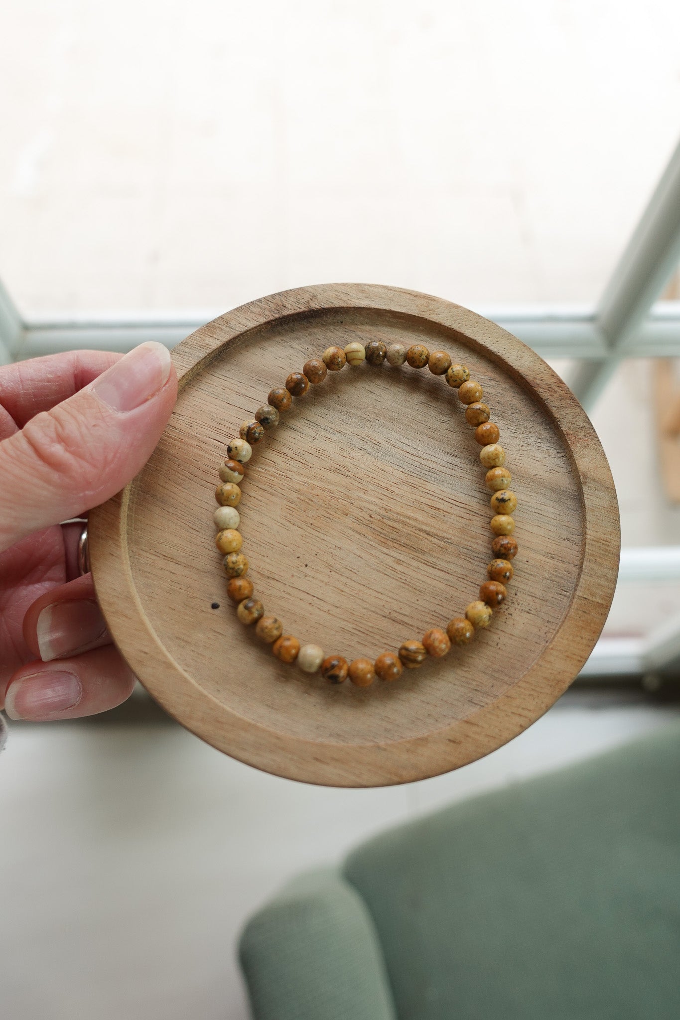 Picture Jasper 4mm Bracelet