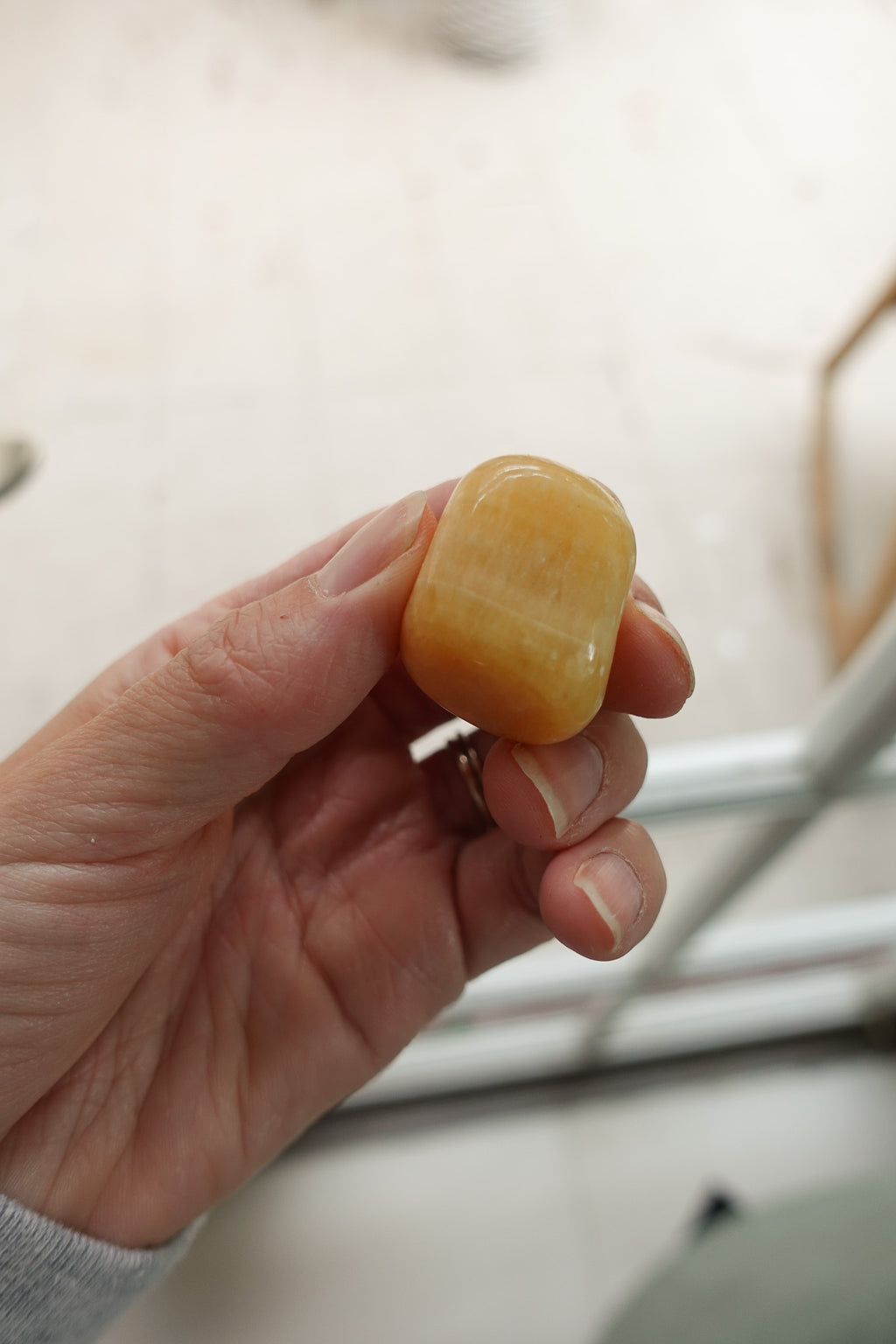 Yellow Calcite Polished
