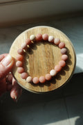 Red Calcite 8mm Matte Bracelet