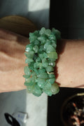 Green Aventurine Raw Bracelet L