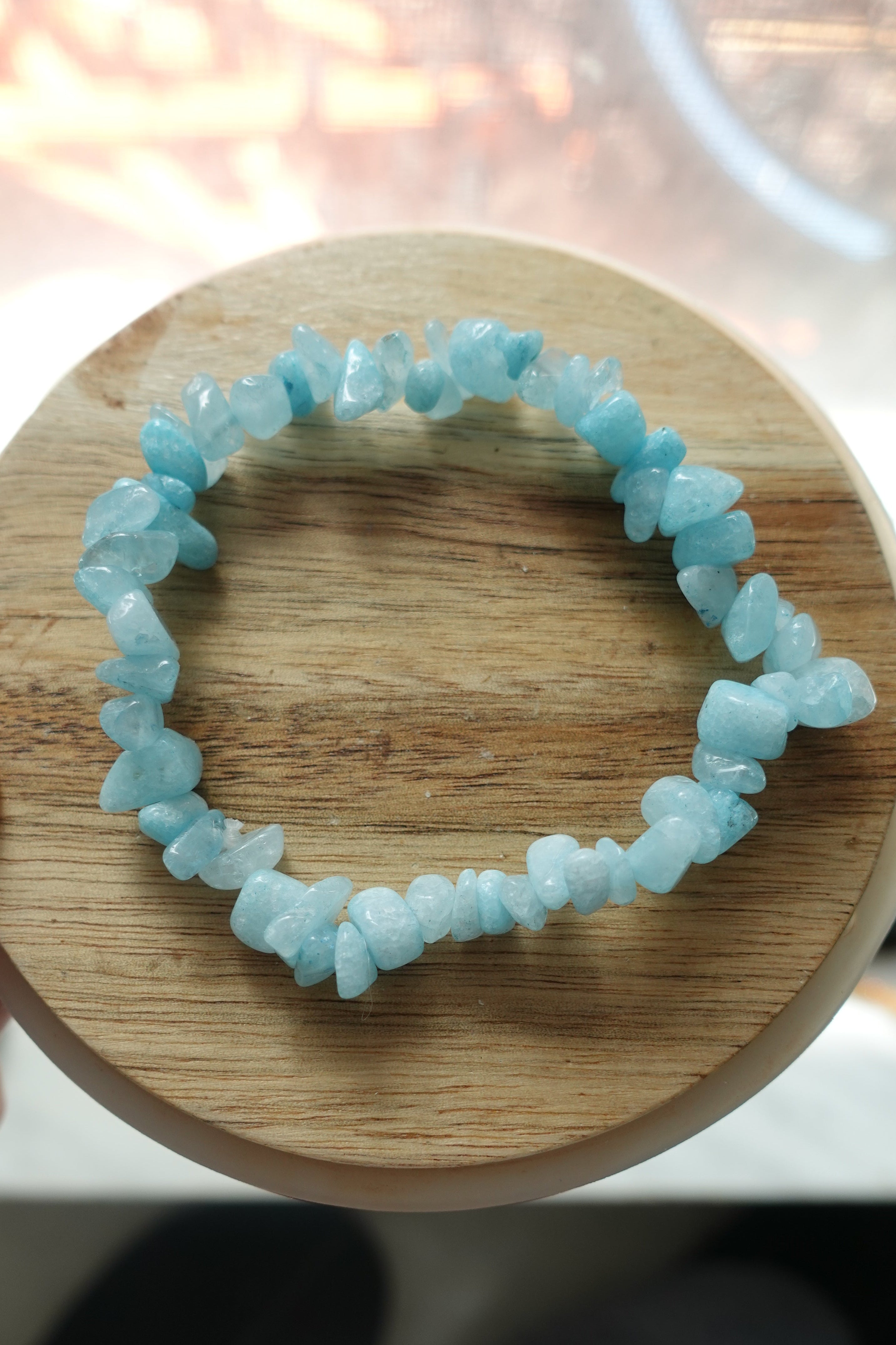 Aquamarine Raw Bracelet