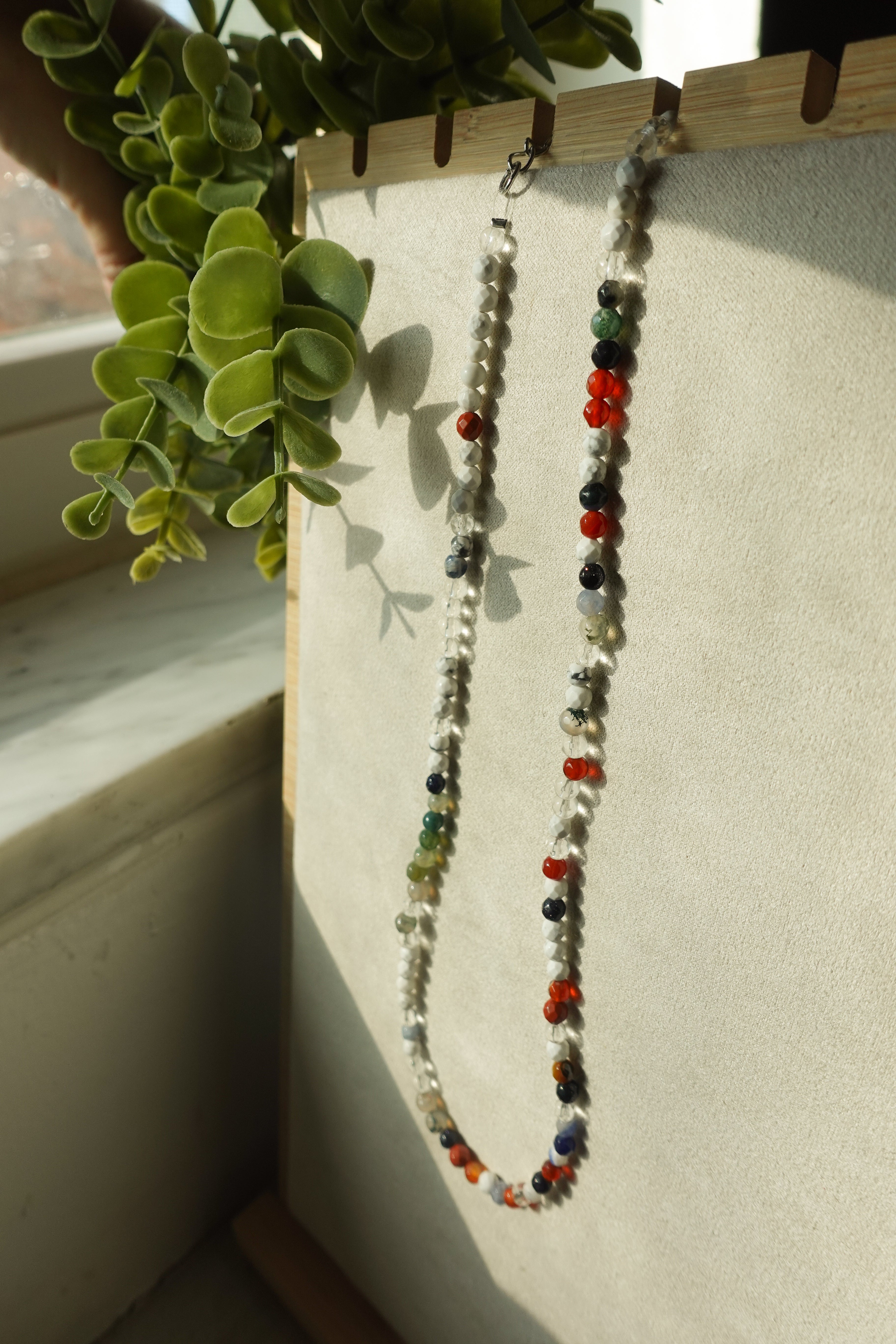 Mixed Stone Necklace (1) 18 Inch