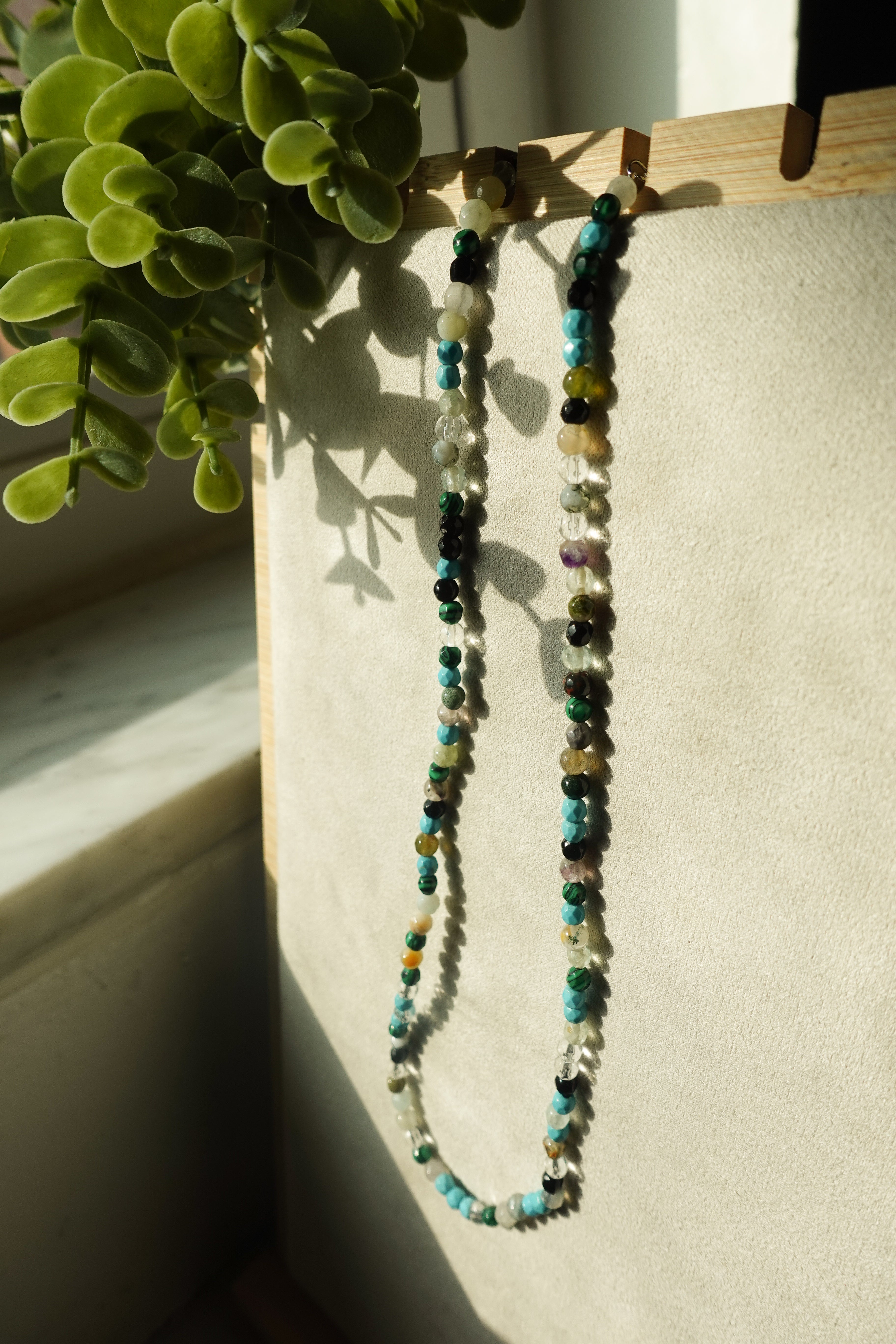 Mixed Stone Necklace (2) 18 Inch