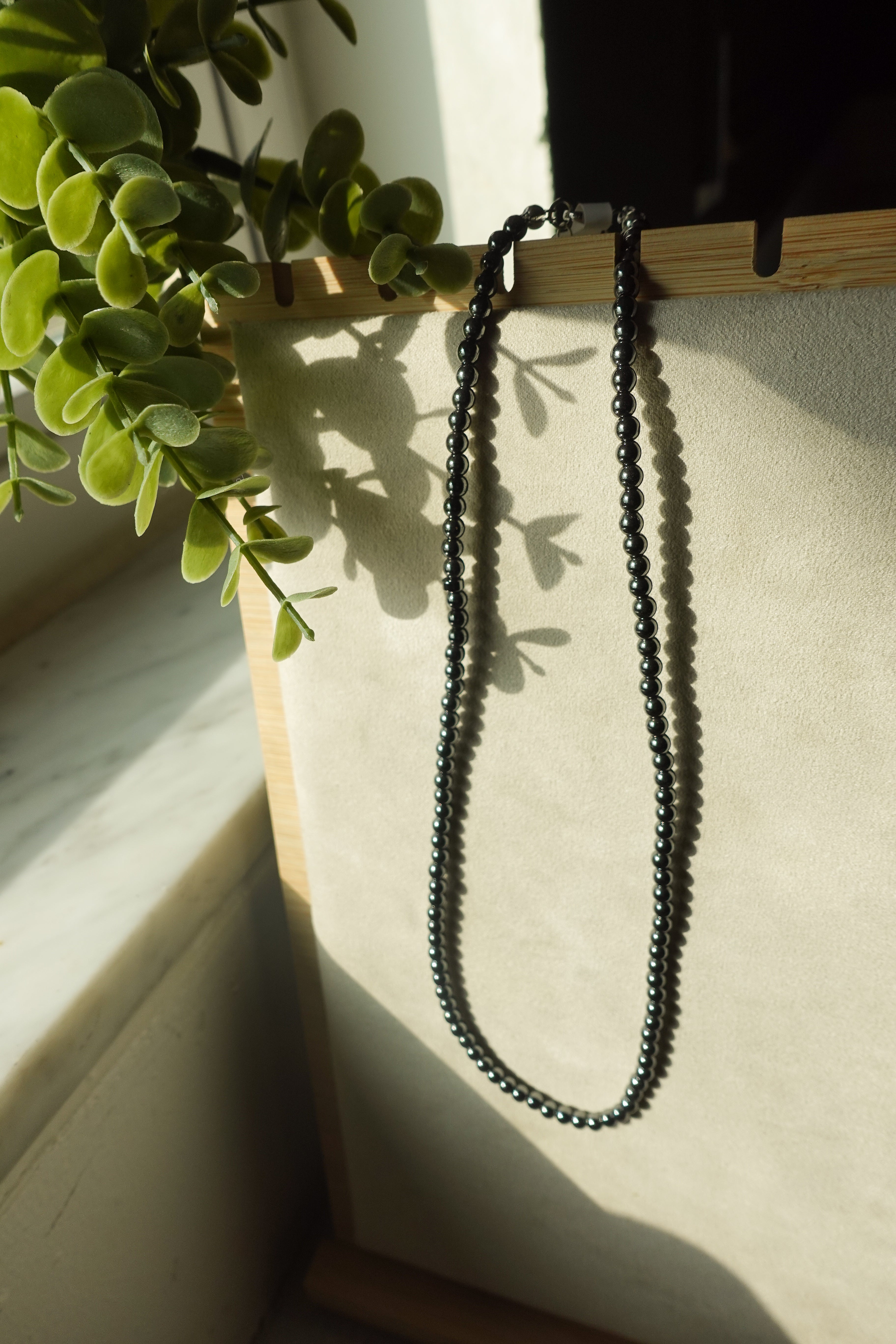 Hematite Necklace 18 Inch