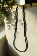 Black Obsidian Necklace 18 Inch