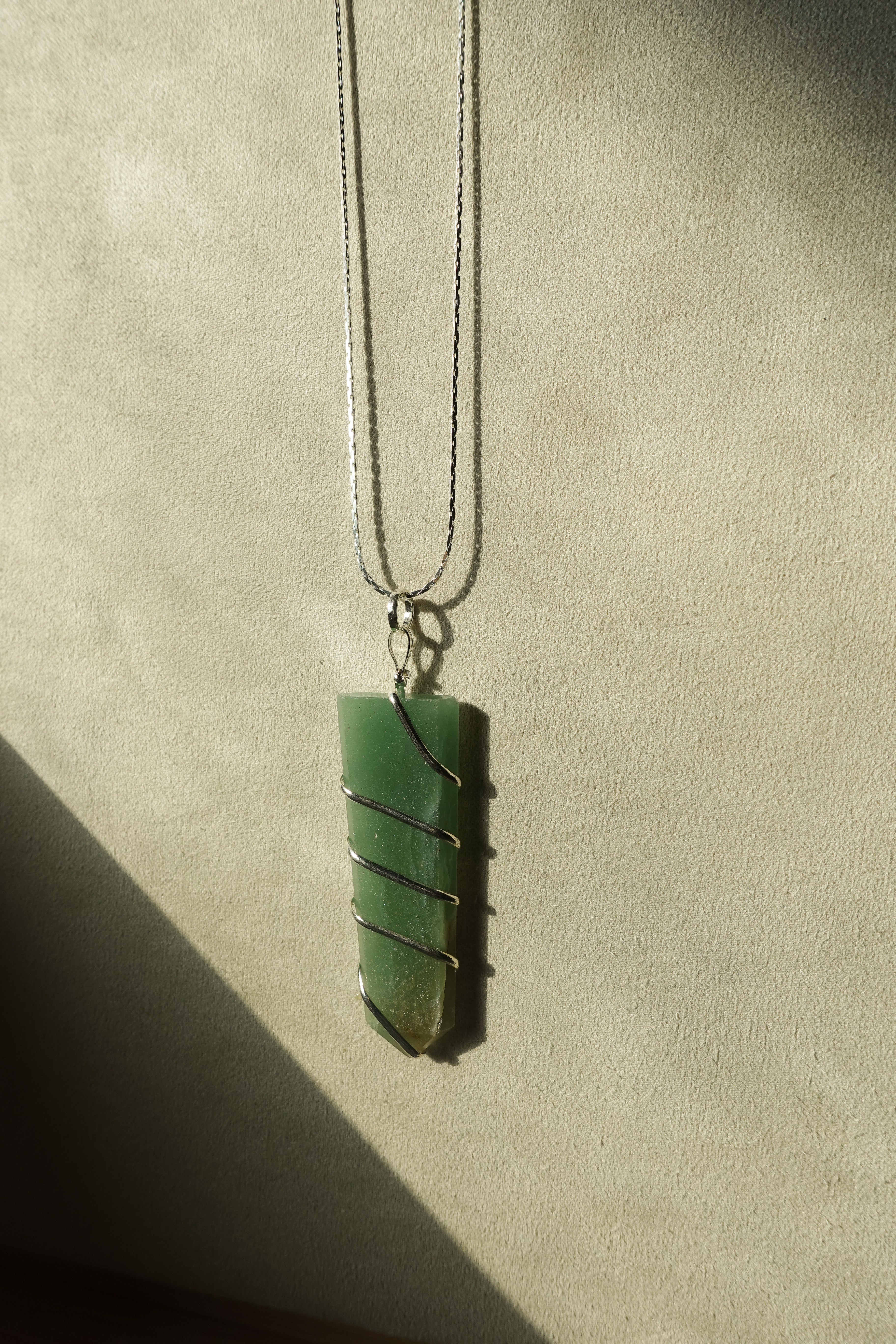 Green Aventurine Necklace 24 Inch