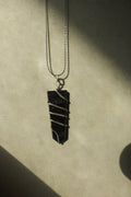 Black Tourmaline Necklace 24 Inch
