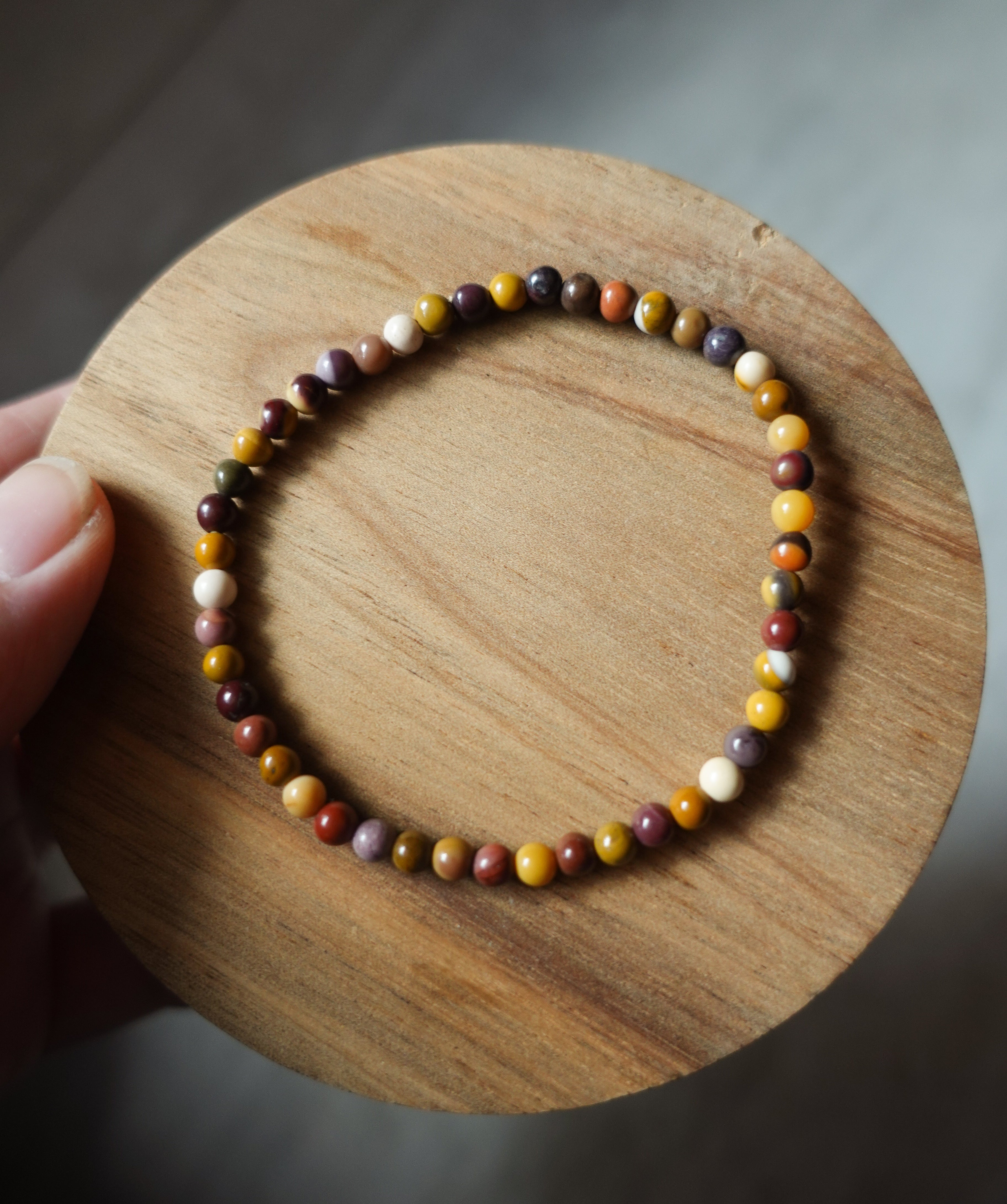 Mookaite Jasper 4mm Bracelet