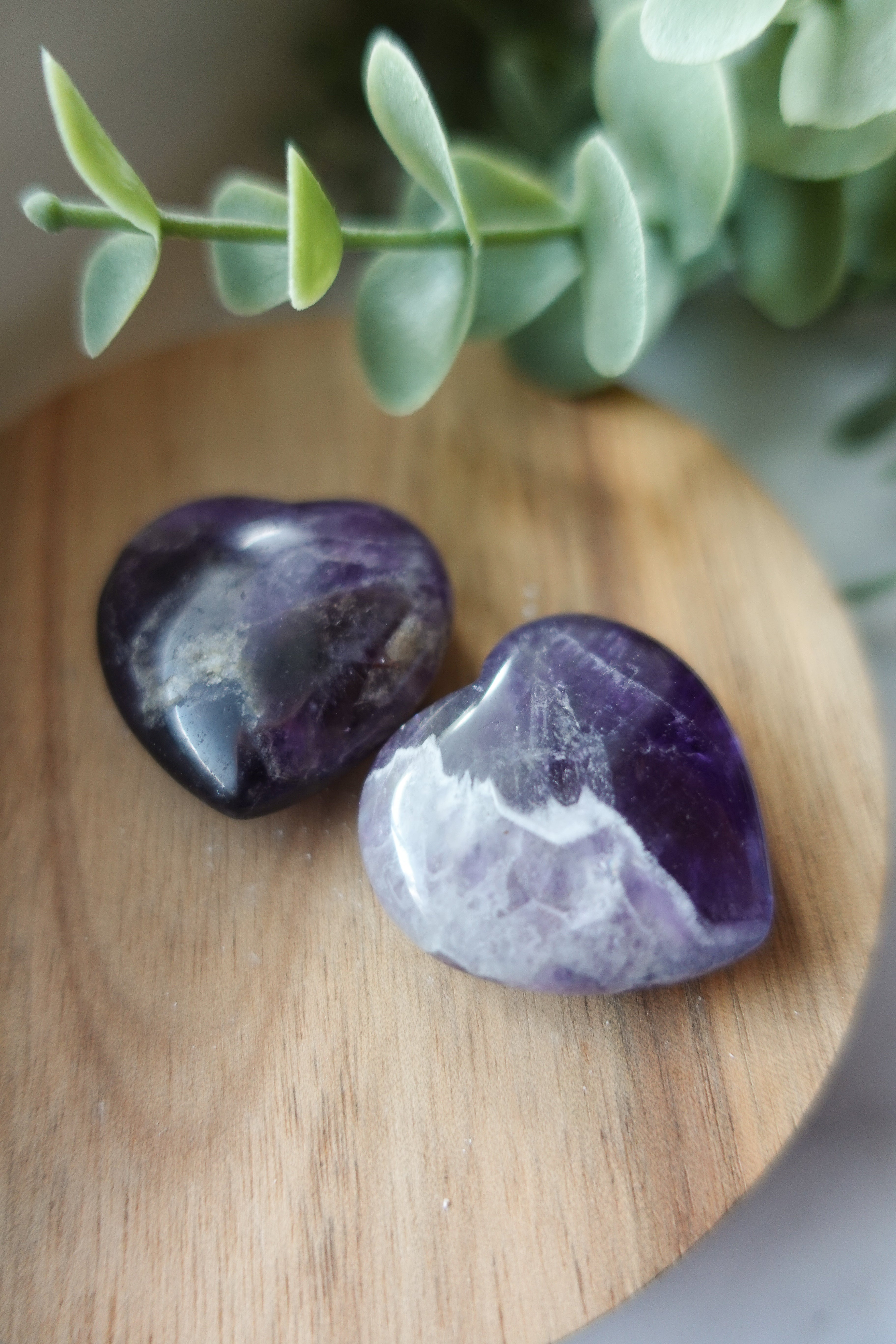 Amethyst Heart Small
