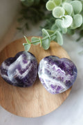 Amethyst Hearts Large