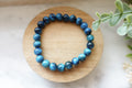 Blue Tigers Eye (Hawks Eye) 6mm Bracelet