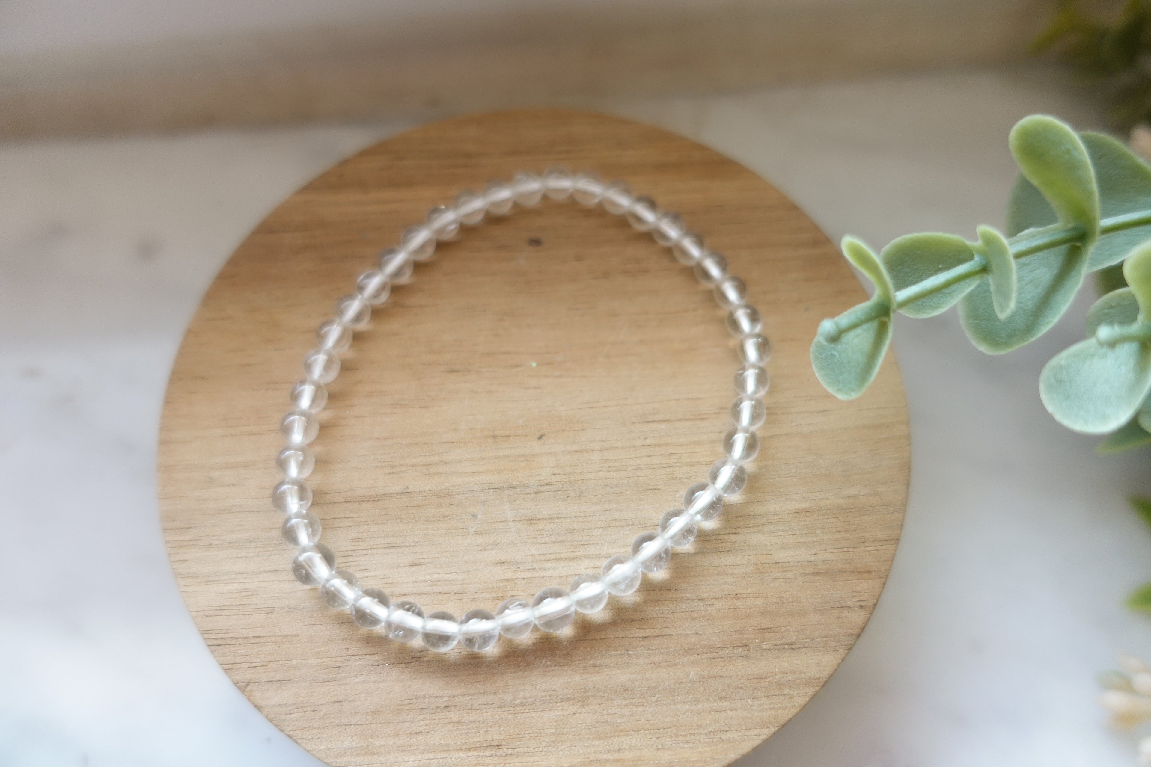 Clear Quartz 4mm Bracelet