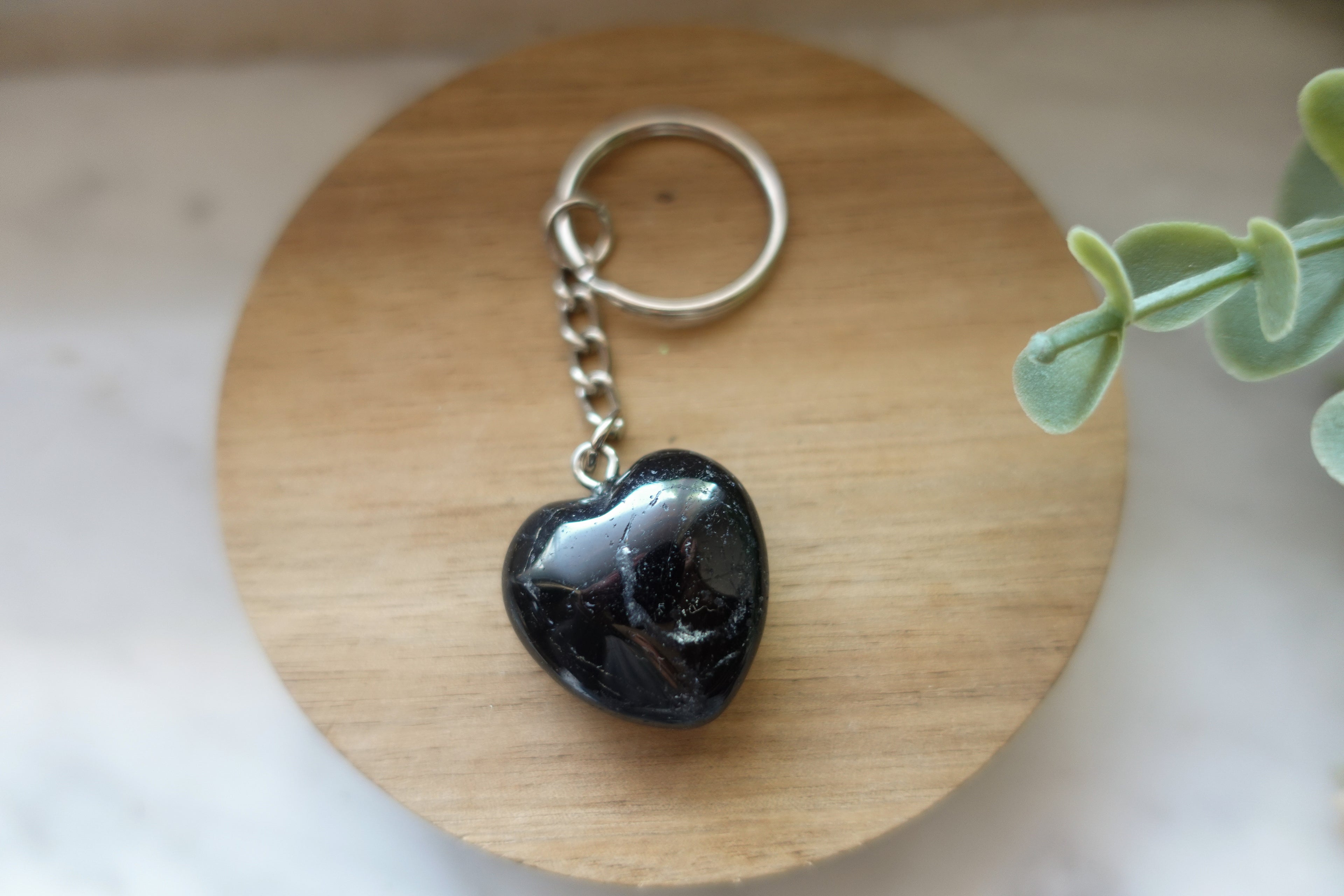 Black Tourmaline Keychain