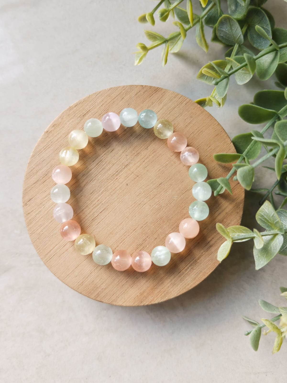 Selenite Multi 6mm Bracelet