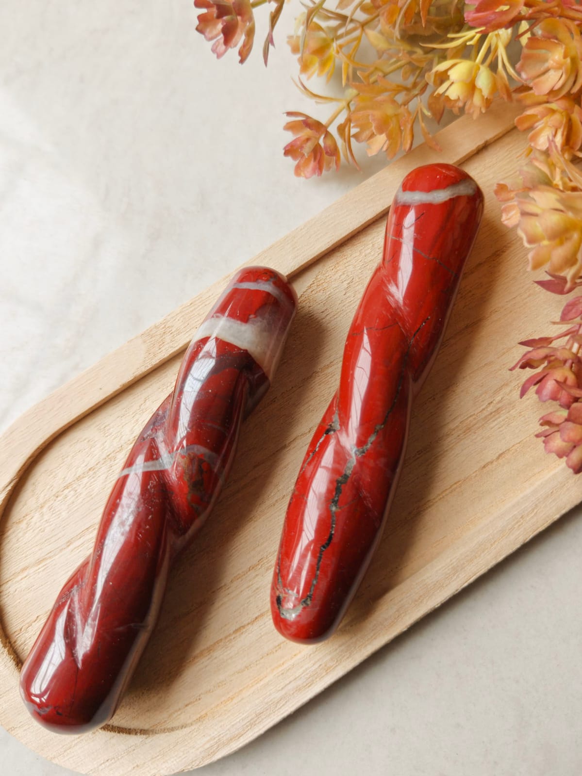 Red Jasper L Wand