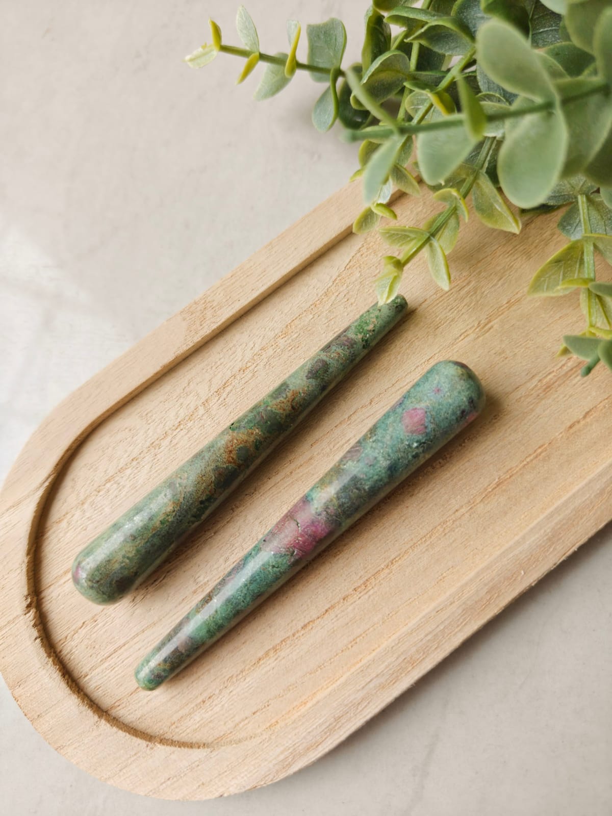 Ruby in Zoisite Wand